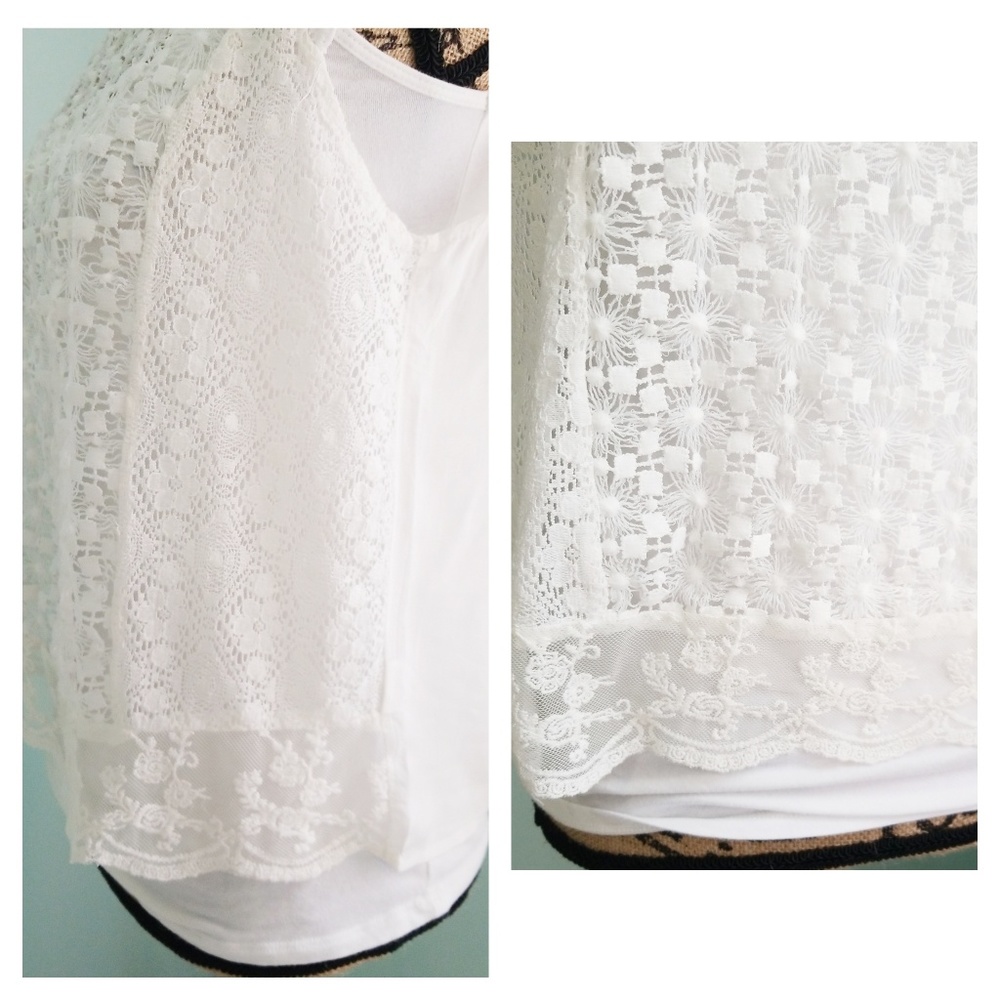 Sheer Lace Top - Picture 4 of 7